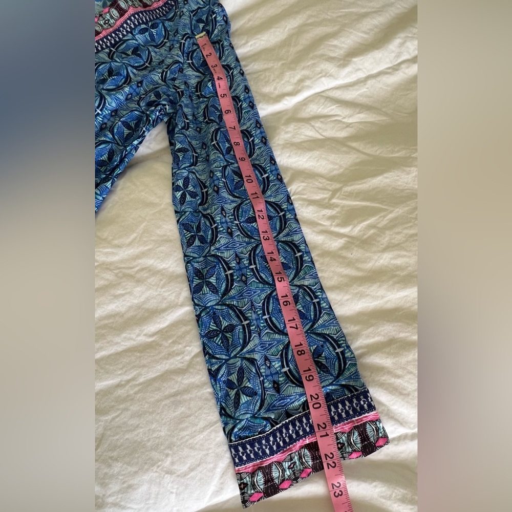 Brand NEW La Blanca Swimwear Beachy Cover-Up Dress Blue Geometric Size XS - Picture 15 of 16